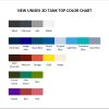 tank top color chart - Vagabond Merch